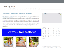 Tablet Screenshot of cheating-sluts.com